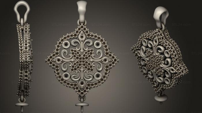 Jewelry (Pearl Pendant1, JVLR_0899) 3D models for cnc